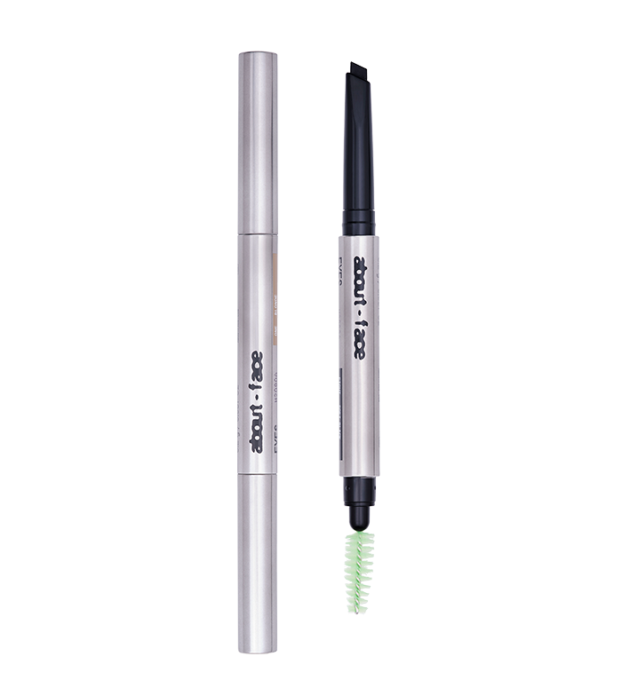about-face - Lápis de sobrancelha Brow Artist - 08: Soft Black