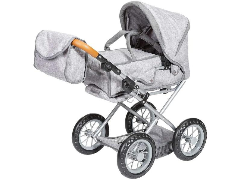 Knorrtoys Puppenwagen Ruby Stone Grey Puppenkombiwagen