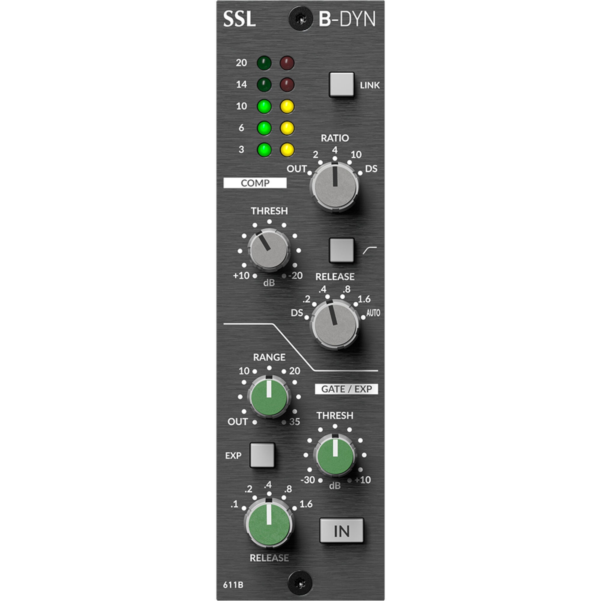 Solid State Logic 4K B-Dyn 500 series compressor / gate