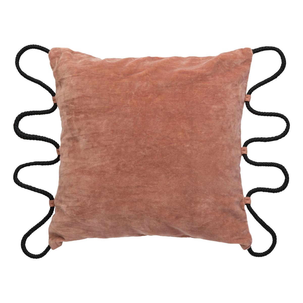 COUSSIN VELOURS CORDE BLISS 40X40CM