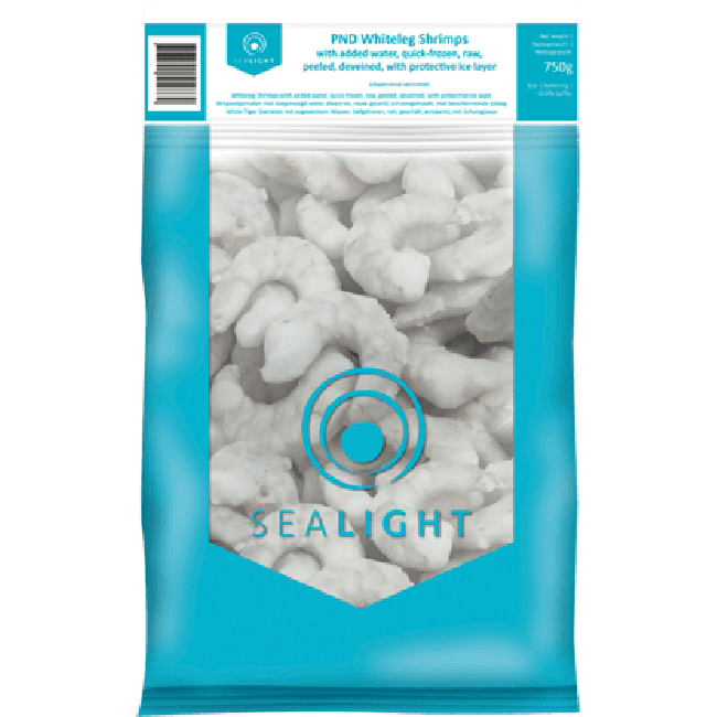 Seacon  Seacon Vannamei PD Garnalen 26/30 750g
