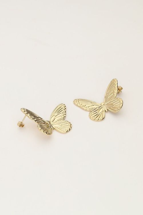 Studs met vlinder