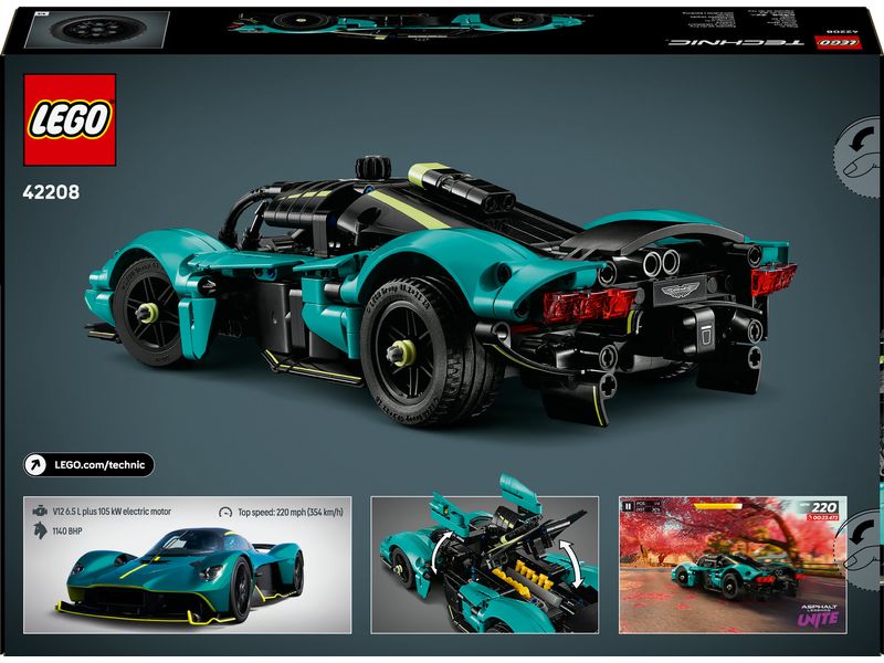 LEGO® Technic Aston Martin Valkyrie 42208 Spielset für Kinder und Autoliebhaber
