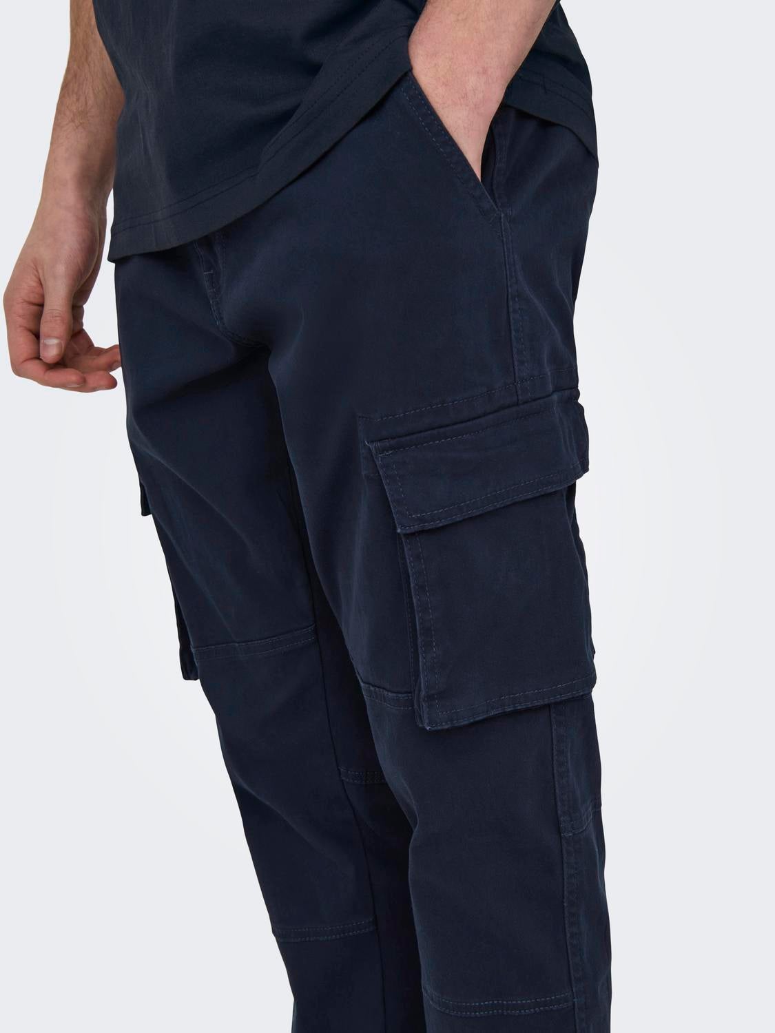 ONSCAM Verjüngt Cargo-Hose Dress Blues