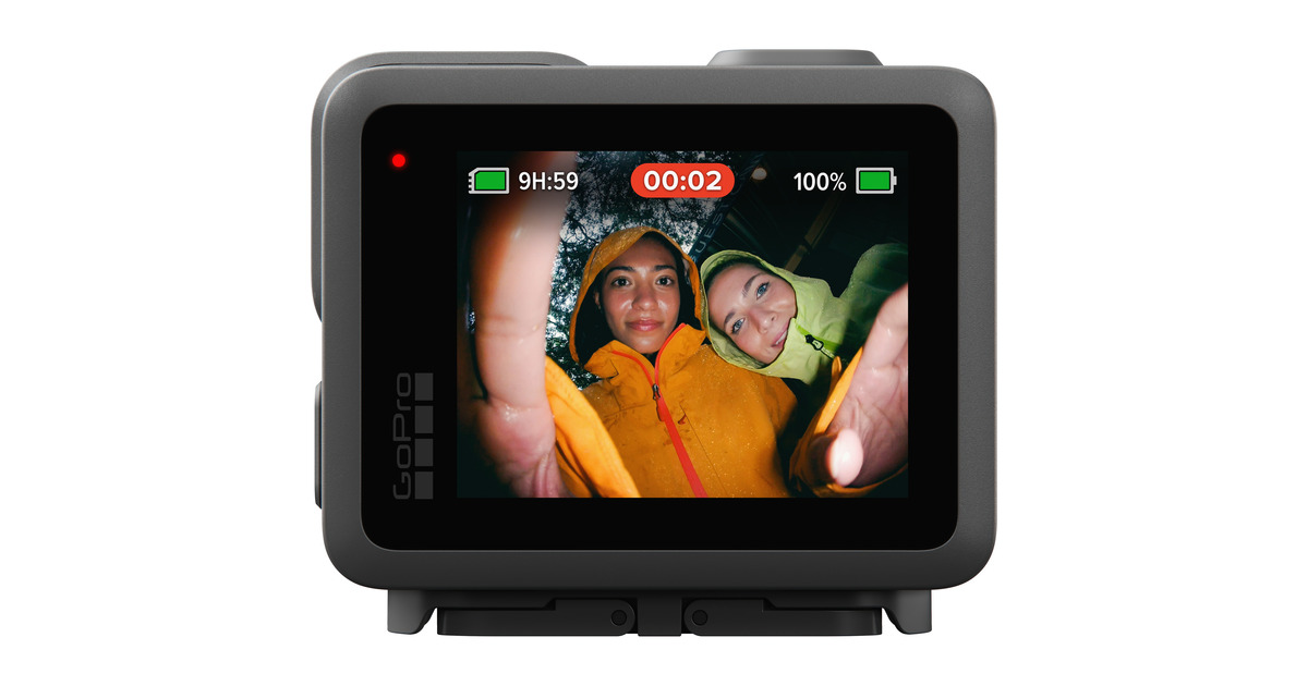 GoProLIT HERO videocamera  (Zwart, Wi-Fi 6, Bluetooth LE 5.3, USB-C)