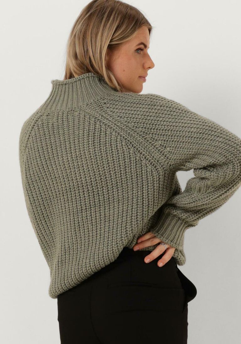 NOTRE-V groene notre-v trui heavy knit top