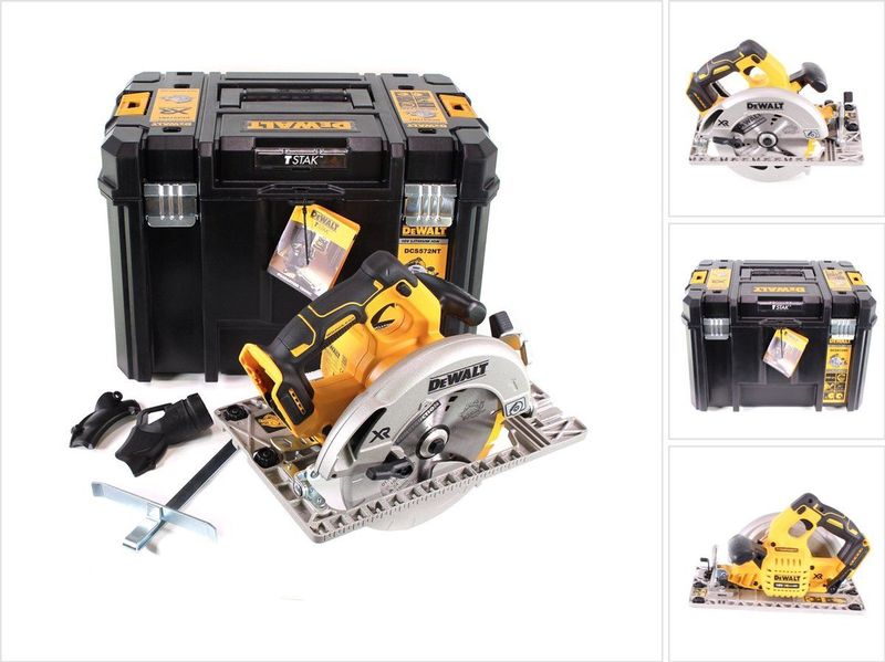 DeWALT DCS572NT-XJ 18V XR BL Accu Cirkelzaag - Inclusief HM Zaagblad en TSTAK Koffer