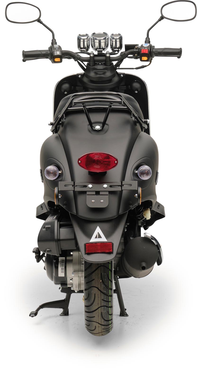 Motorroller Retro MiniMe 2.0 Mattschwarz 50ccm 45 kmh Moped Scooter