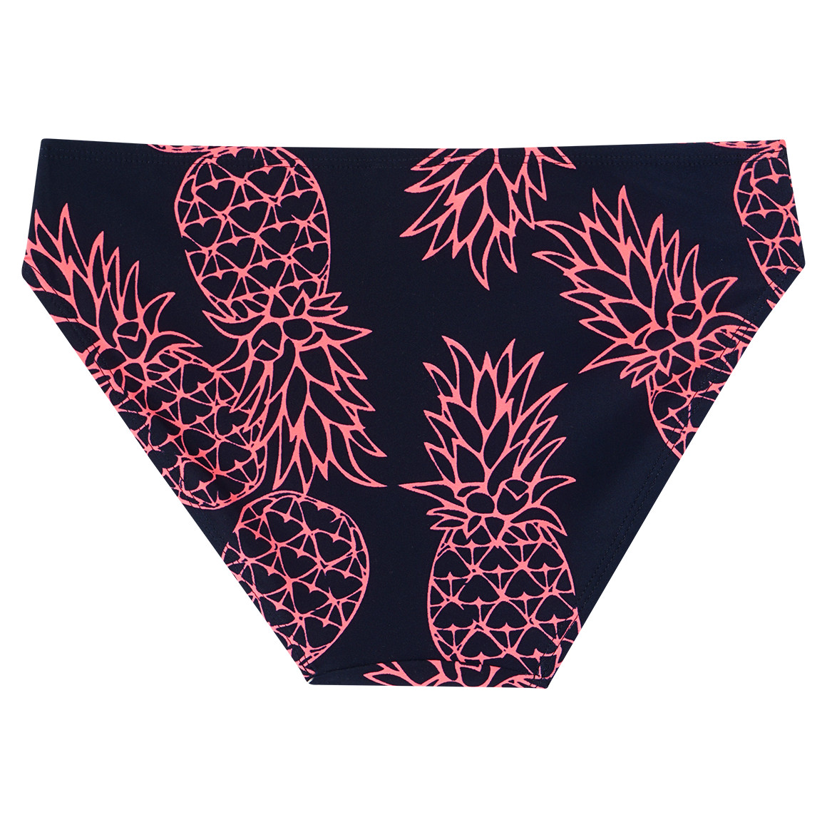 Yigga Mädchen Bikini mit Ananas-Motiven dunkelblau