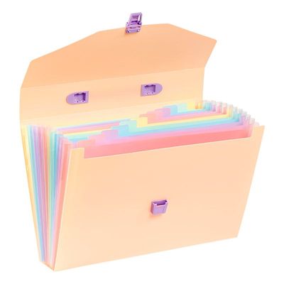Viquel Rainbow Pastel - trieur à soufflet - pour A4 - disponible en différents coloris