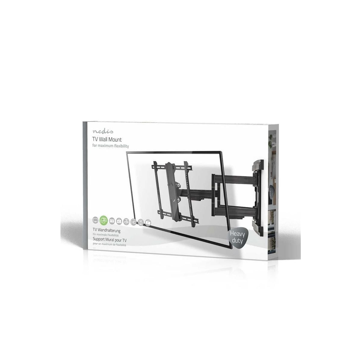 TV-veggmontering med full bevegelighet | 37-80 tommer | Maks 70 kg | 6 svingpunk