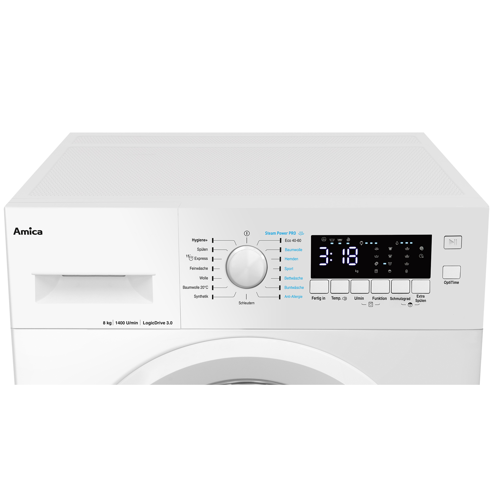 AMICA Waschmaschine WA 484 600 - weiß - 8 kg - A