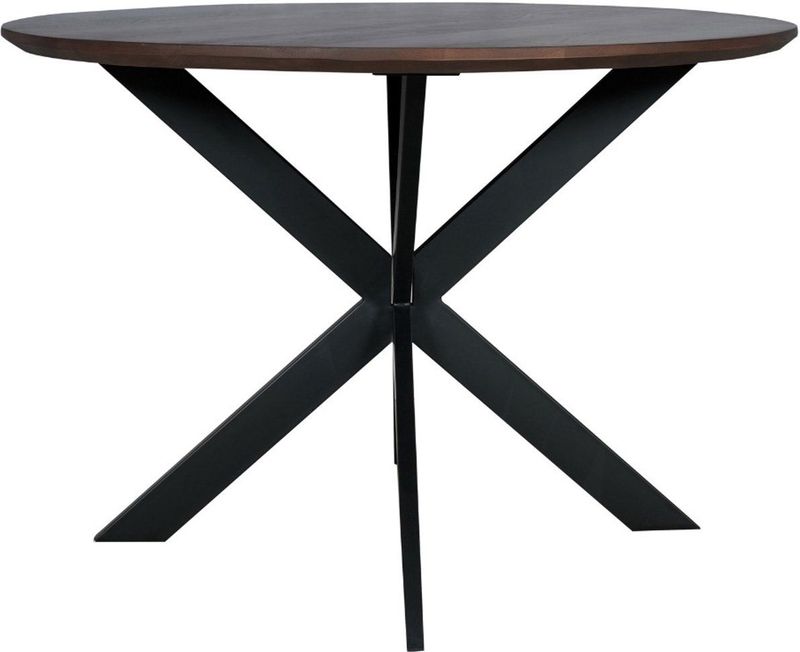Madison - Walnut Eettafel - Walnootkleur - Mangohout - 150x150 cm