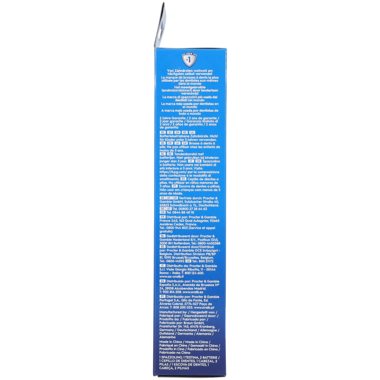 Oral-B Advance Power weiss/schwarz