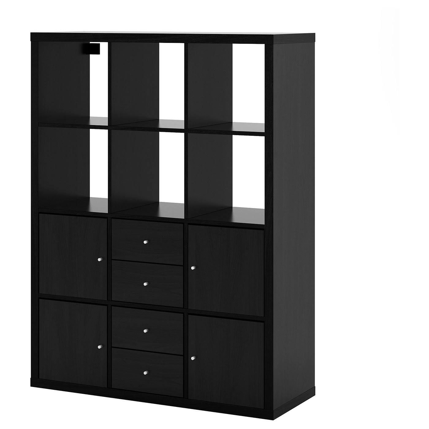 IKEA KALLAX Regal mit 6 Einsätzen