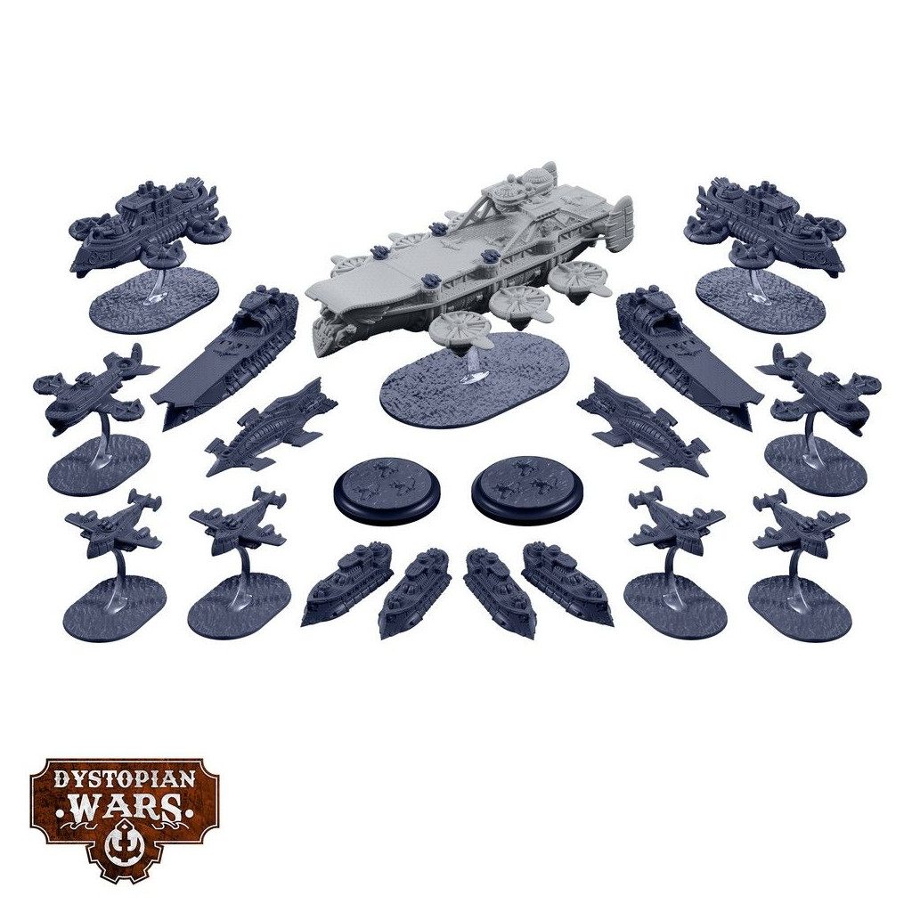 Dystopian Wars: Avalon Battlefleet Set