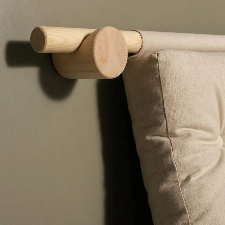 Karup Design - Hooked Schlafsessel inkl. Bravo Matratze 75 x 200 cm, natural