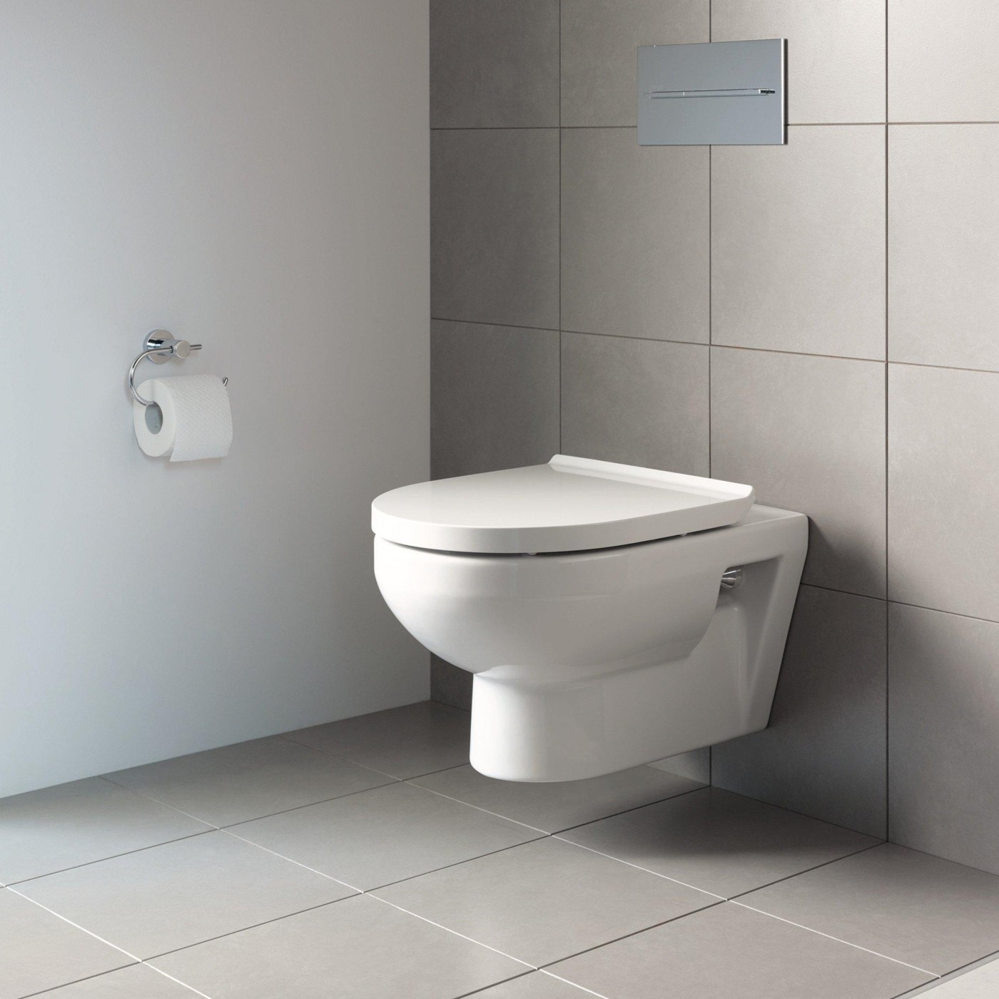 Duravit No. 1 randloos toilet met softclose zitting wit glans