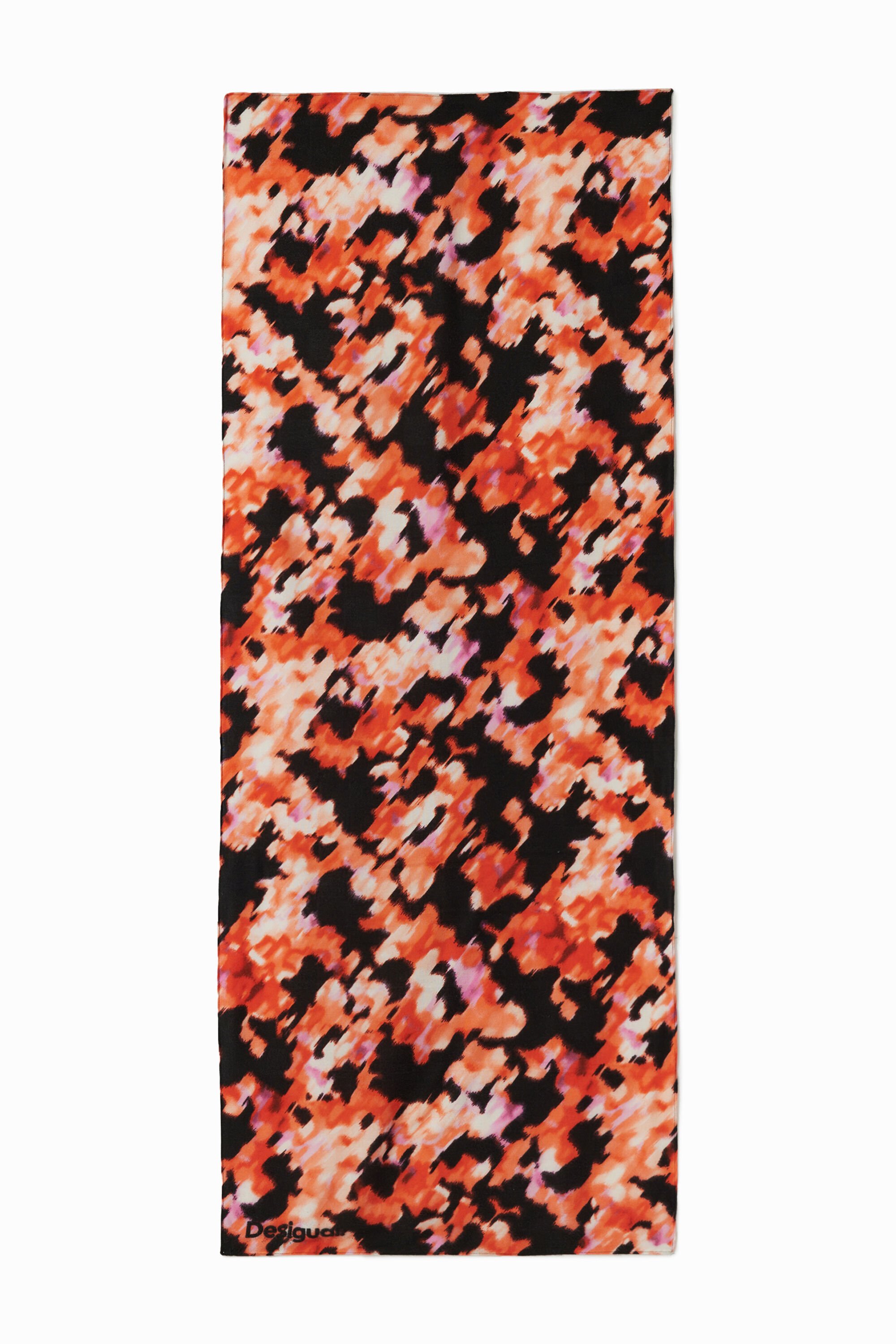 Foulard rectangulaire abstrait