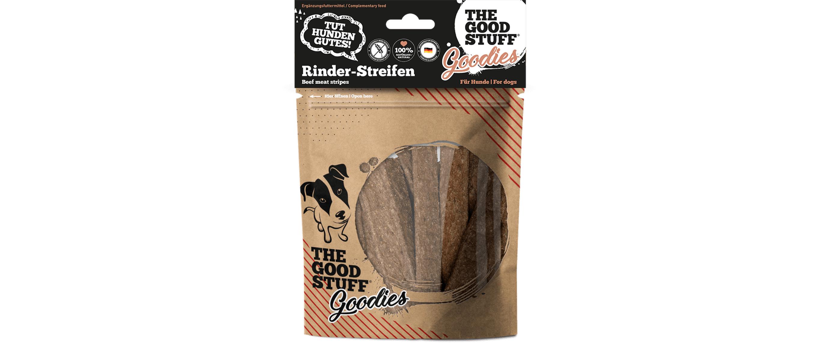 Leckerli Rinder-Streifen 150gSnack für Hunde
