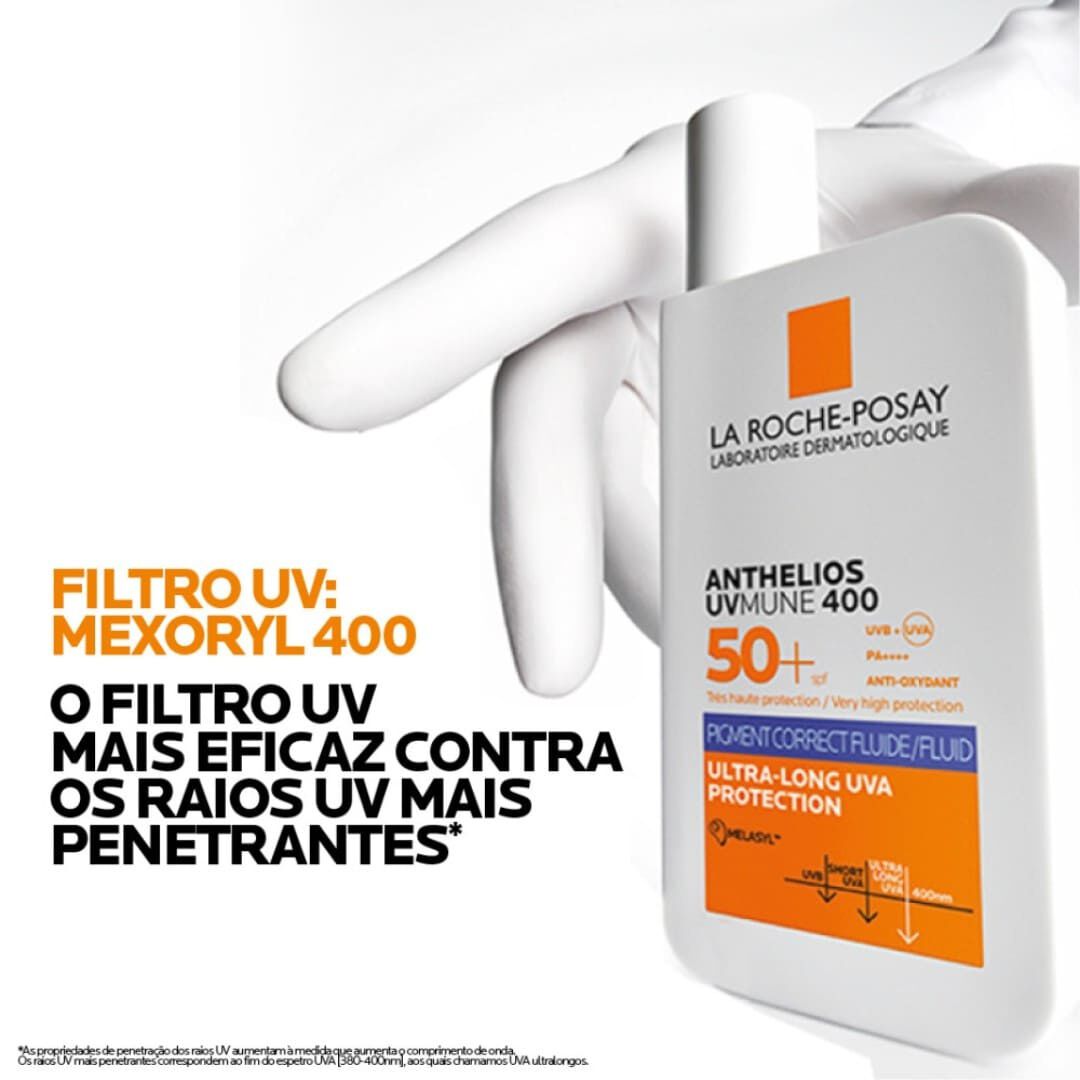 LA ROCHE POSAY  Anthelios UVmune 400 - Fluído Antimanchas FPS50+ - 50ml