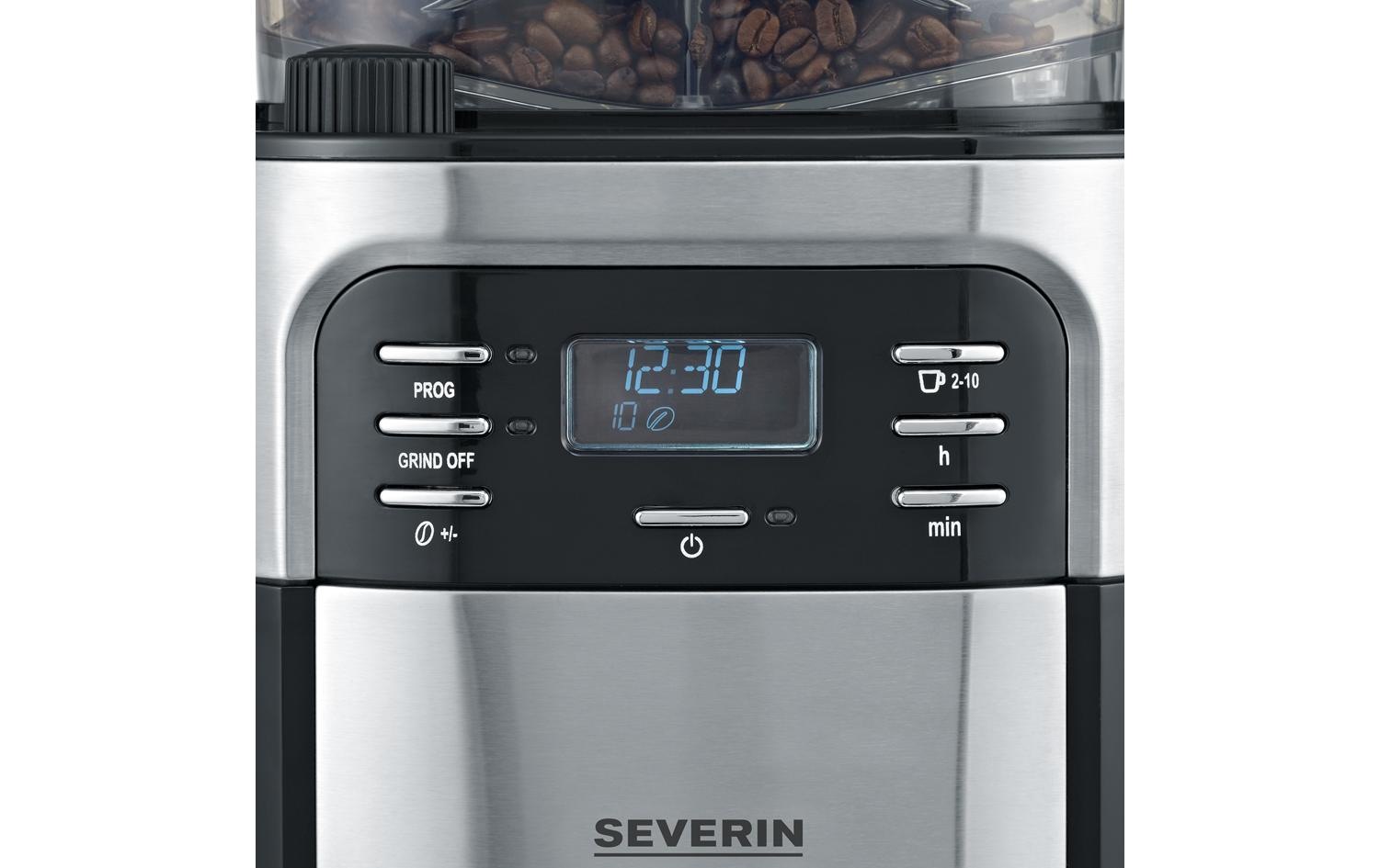Severin Filterkaffeemaschine »KA 4810 Schwarz/Silber«