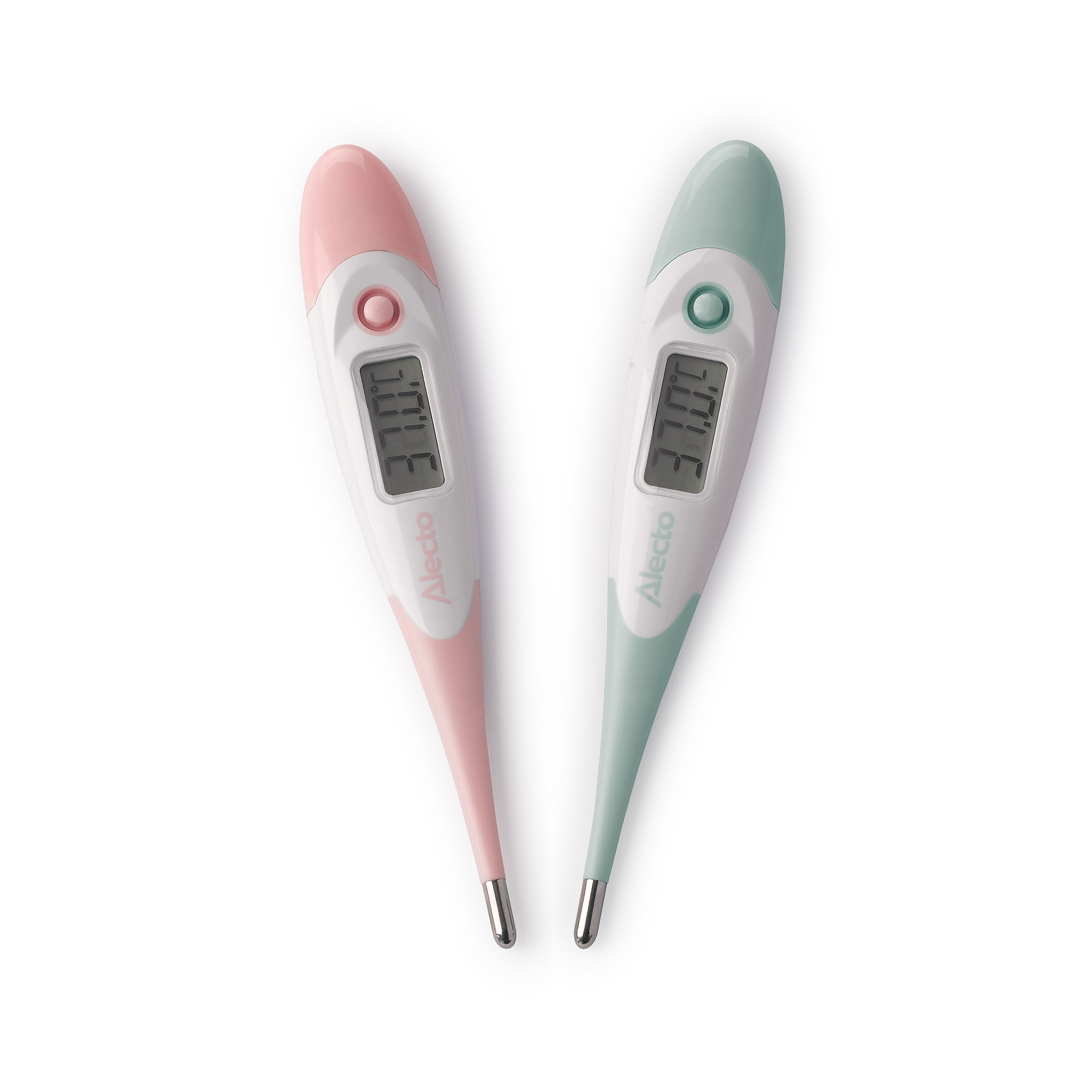 Alecto bc20gr digitale thermometer - groen,wit
