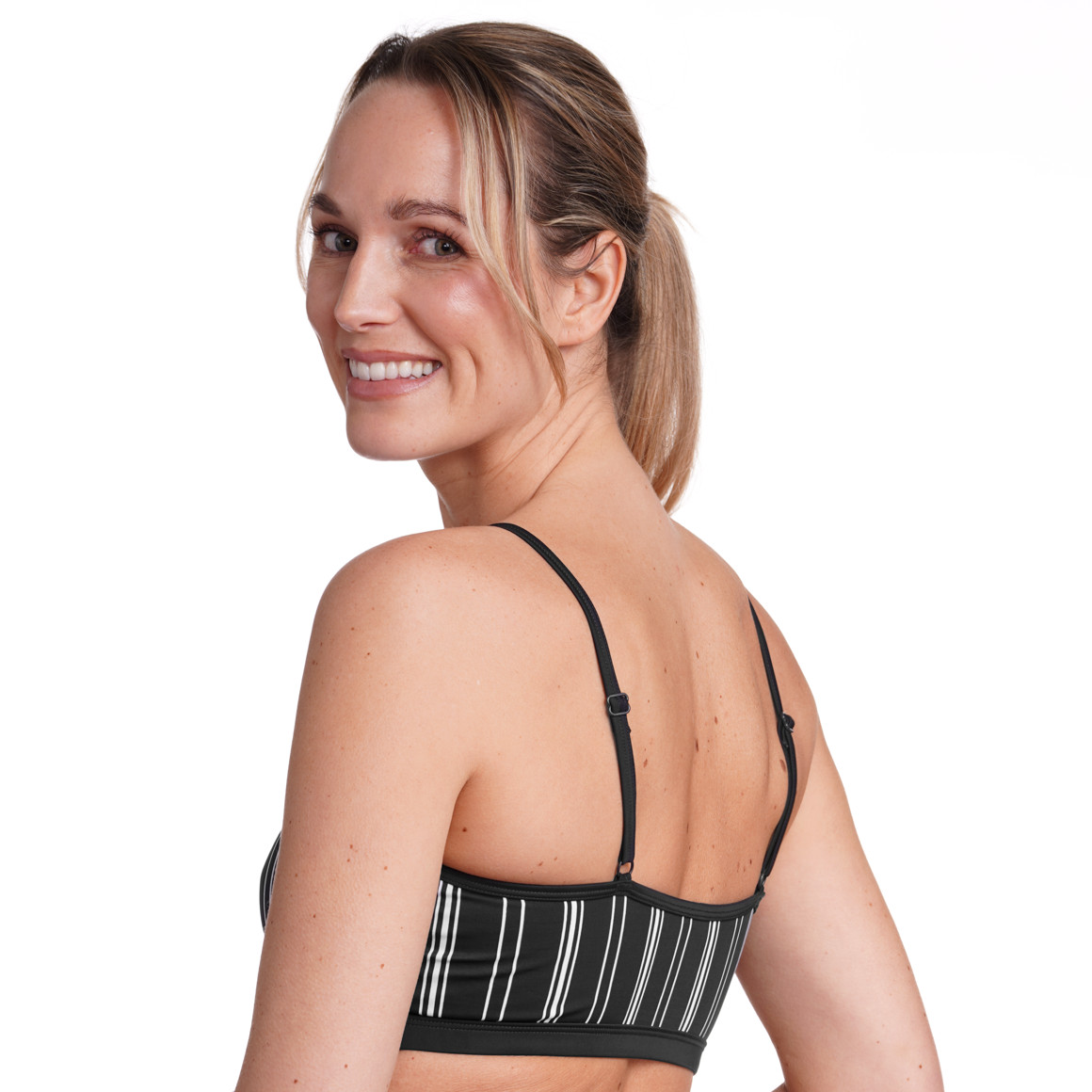 Gina Benotti Damen Bikinioberteil mit Streifen nachtblau