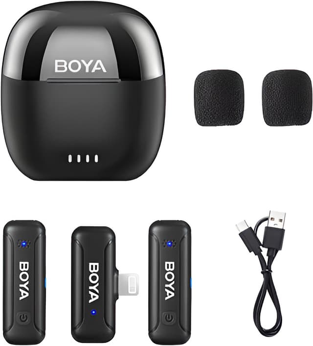 BOYA Lightning trådløs mikrofon BY-WM3T2-D2