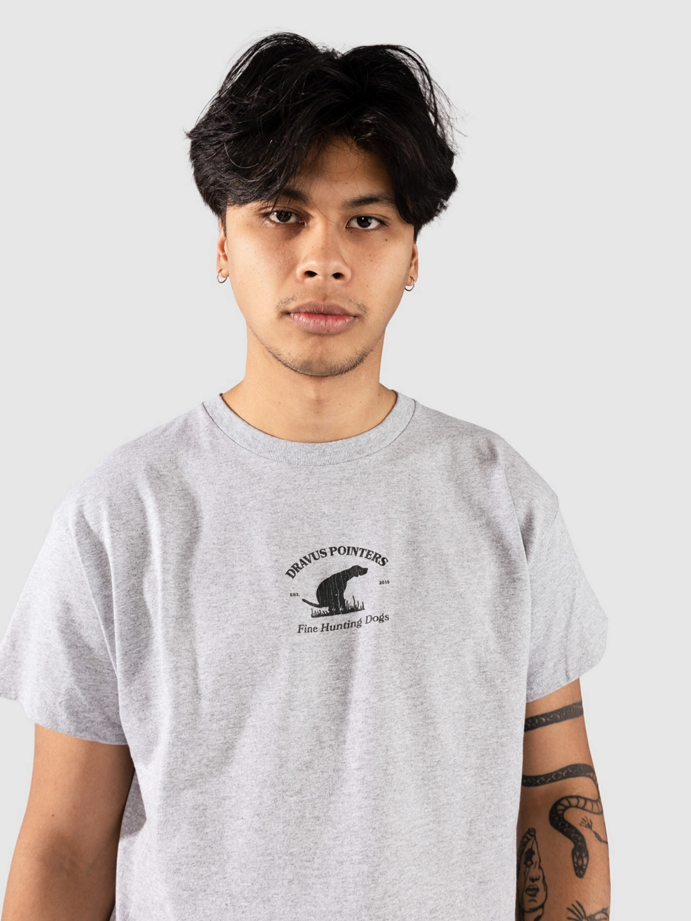 Dravus Dog Gon It T-Shirt vintage grey