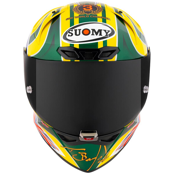 Suomy - Casque S1-XR GP Troy Bayliss Replica 2005 Jaune / Bleu / Vert
