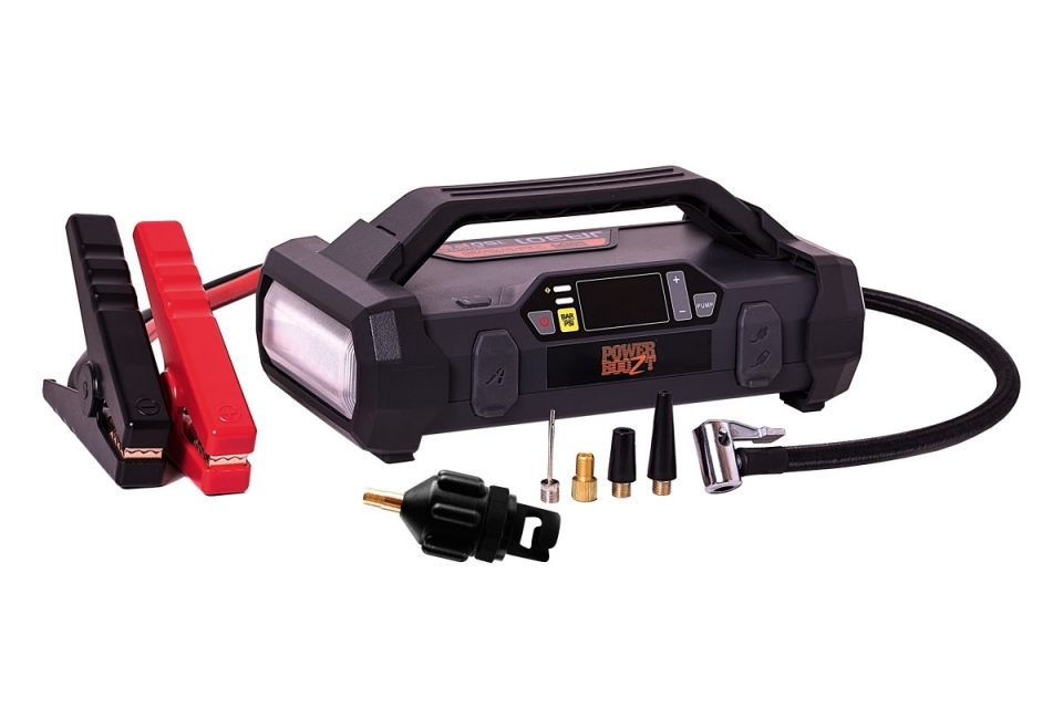 Jumpstarter m. Kompressor