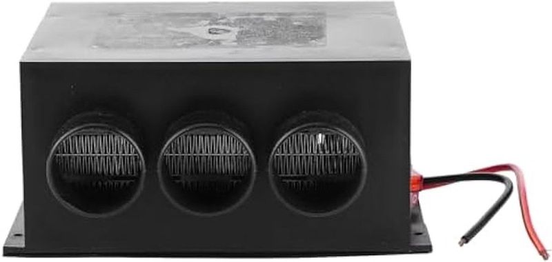 12V autoverwarming, draagbare voorruitontdooier voor auto's, vrachtwagens, bussen, campers, compacte autoverwarmingsventilator, laag geluidsniveau, lage warmteontwikkeling