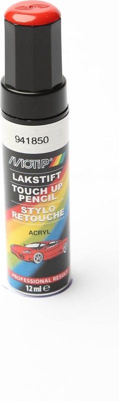 Motip - Kompakt Lakstift - Autolak - Rood - Acryl - 12 ml