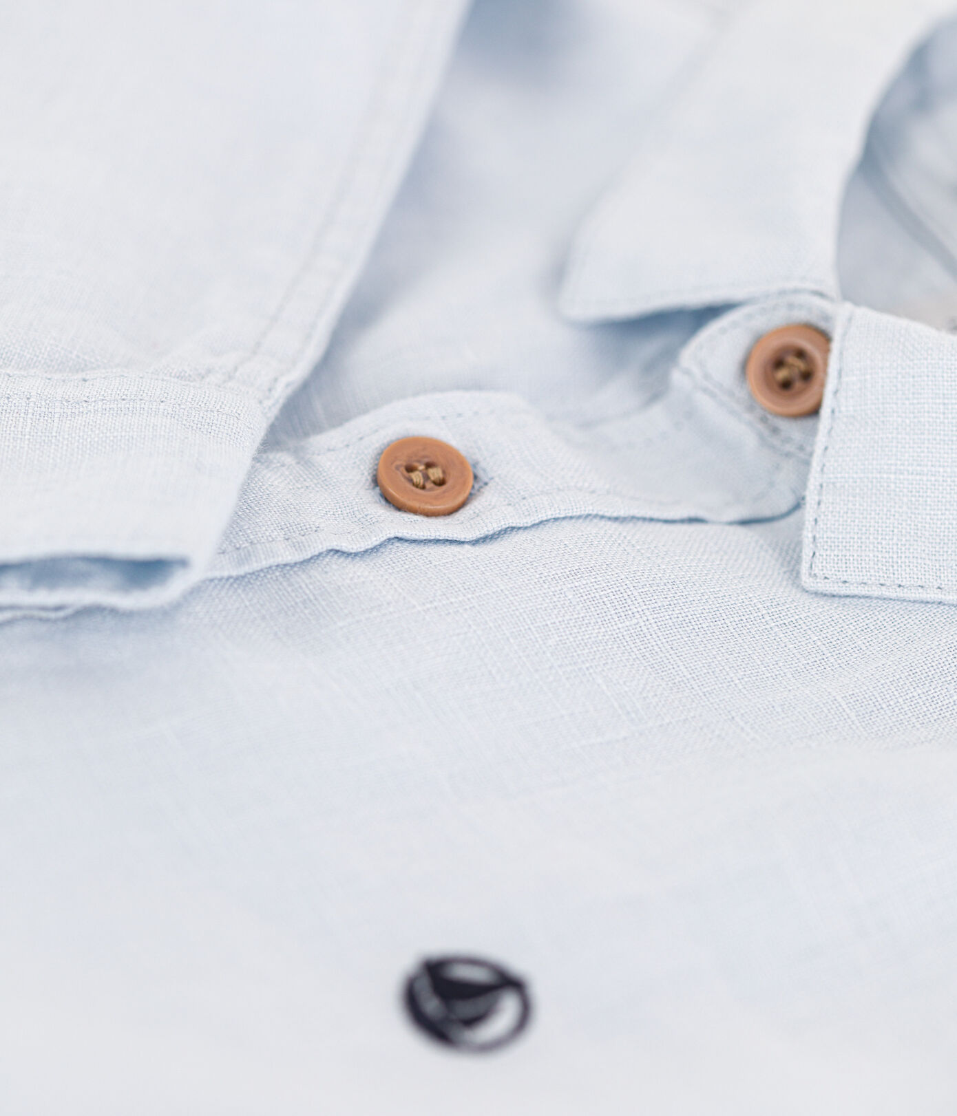 Chemise à manches longues en lin enfant garçon