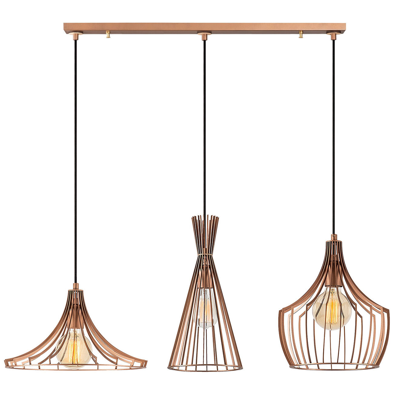 Sheen Suspension Mezopotamya cuivre - 110x37x122 cm