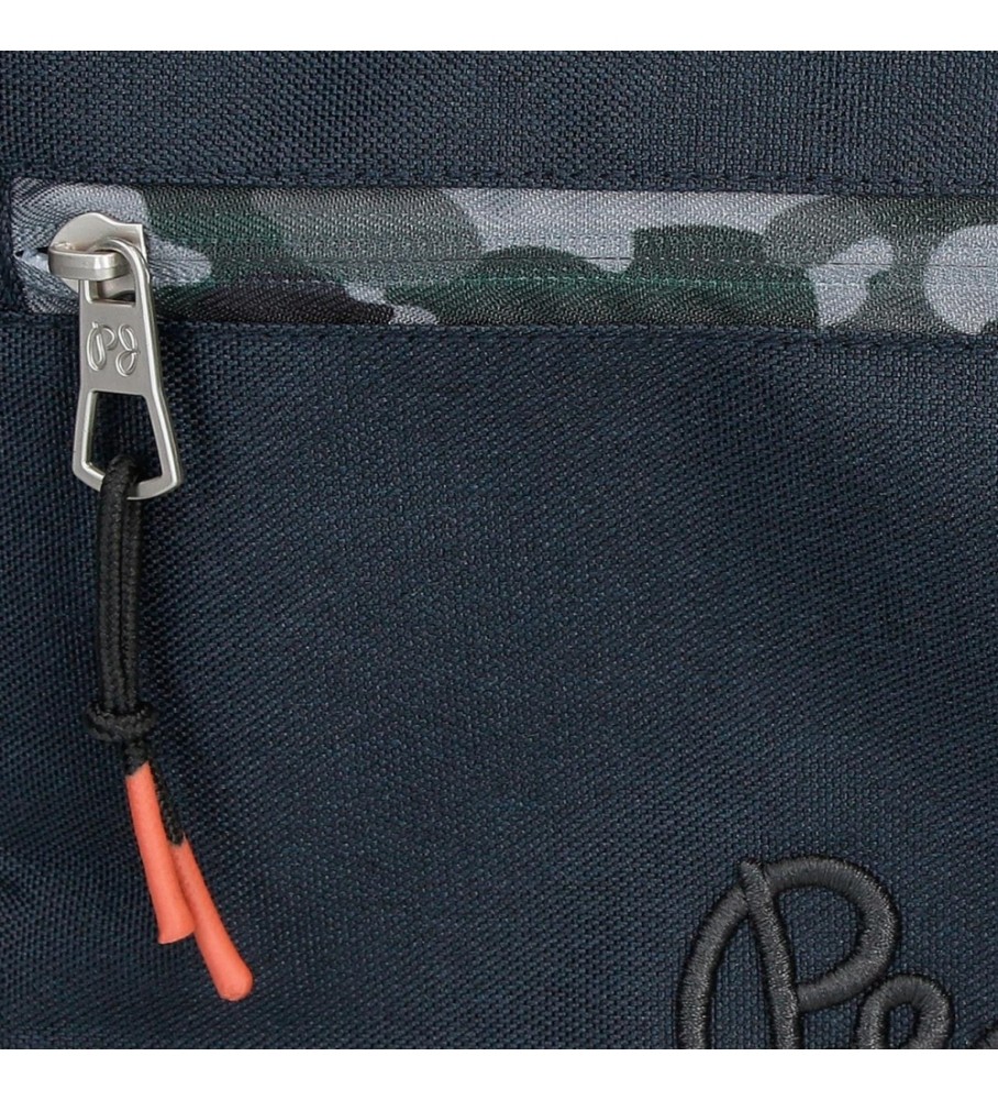 Mochila preta com cordão Pepe Jeans Cromwell