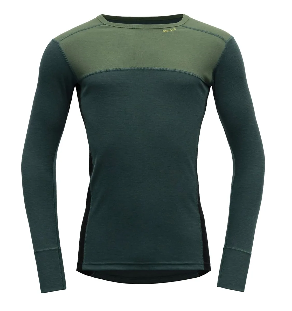 Devold Men's Lauparen Merino 190 Shirt Forest/Woods/Black