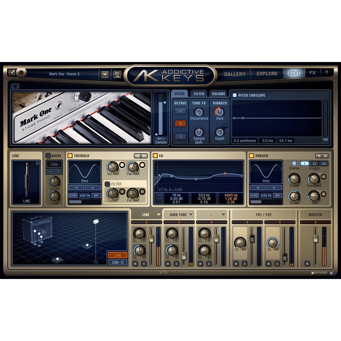 XLN Audio Mark One virtuele stage piano (download)