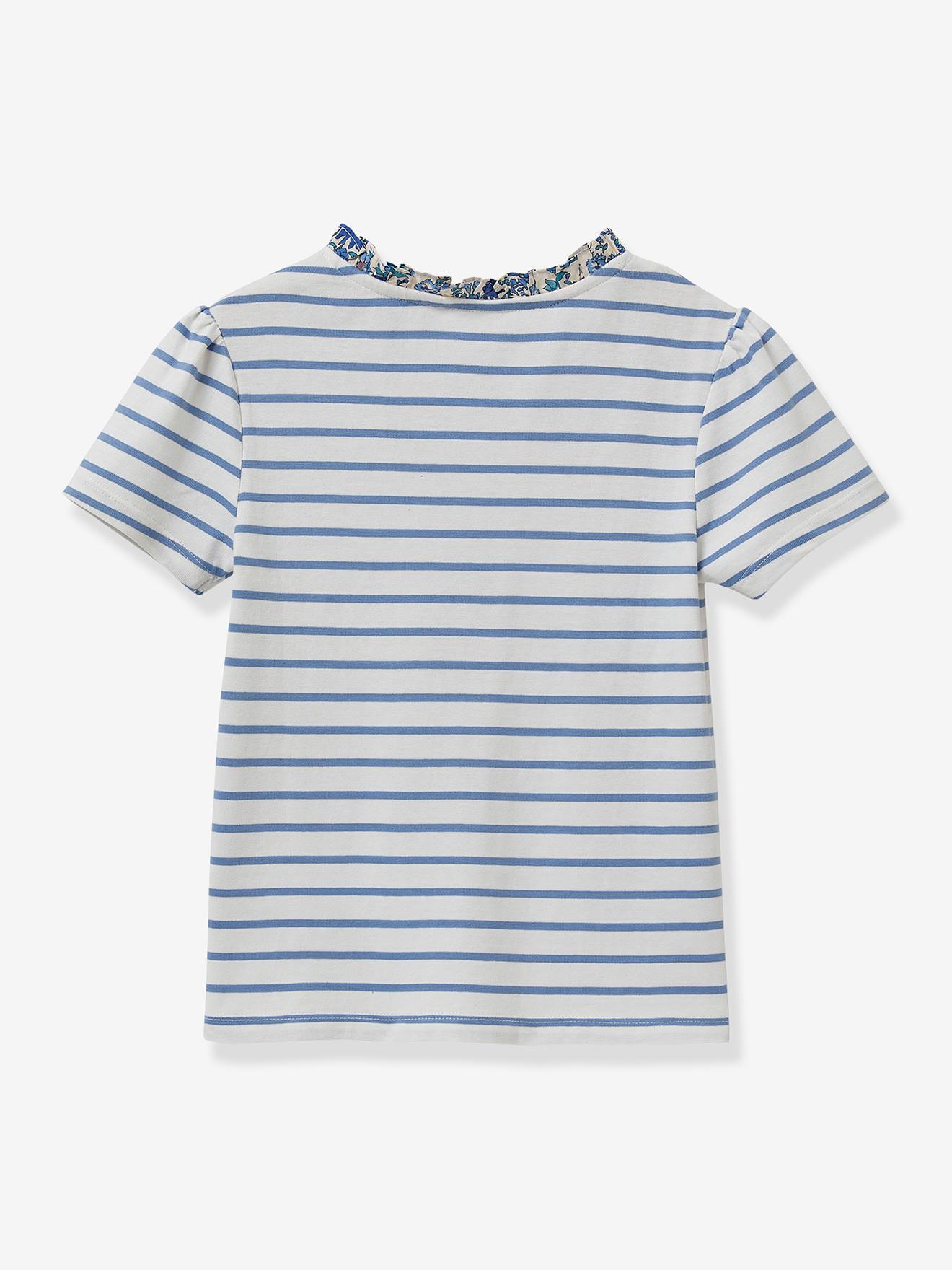 Camiseta de marinheiro em algodão orgânico para bebê