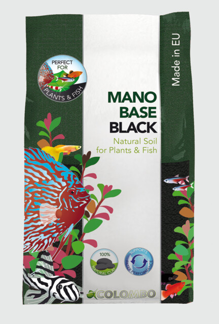 Colombo Flora Mano Base Zwart 10 L | Voedingsbodem aquarium