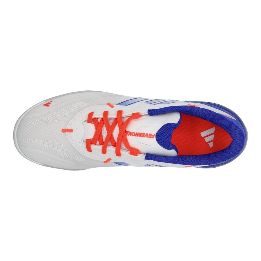 adidas Fevernova Court IN - Blanc/Bleu/Rouge