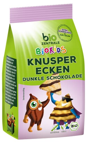 BioZentrale Kids Knusperecken dunkle Schokolade