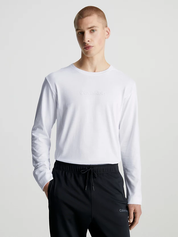 Camiseta de manga comprida para academia