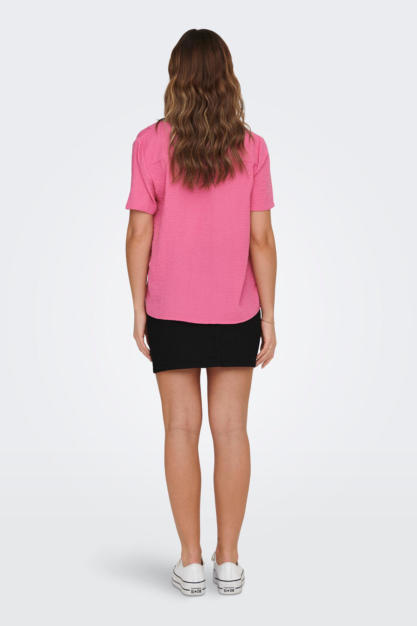 blusa com decote em V