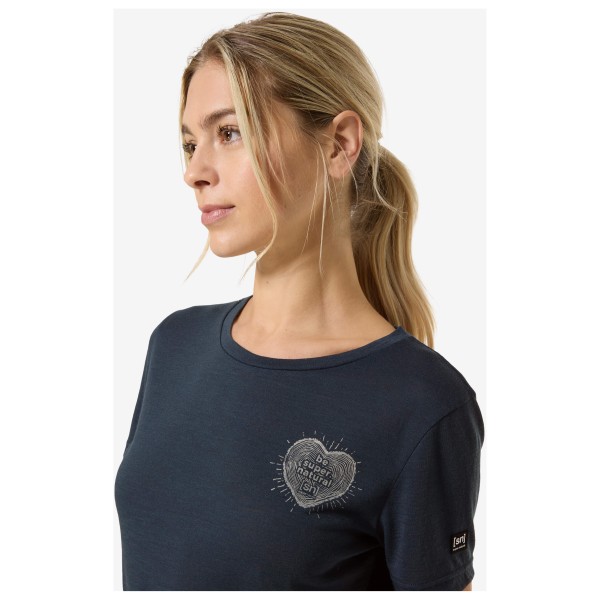 super.natural - Women's Little Heartwood Tee - Haut en mérinos