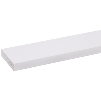 Lat geschaafd grenen wit gegrond 12x55 mm 270 cm