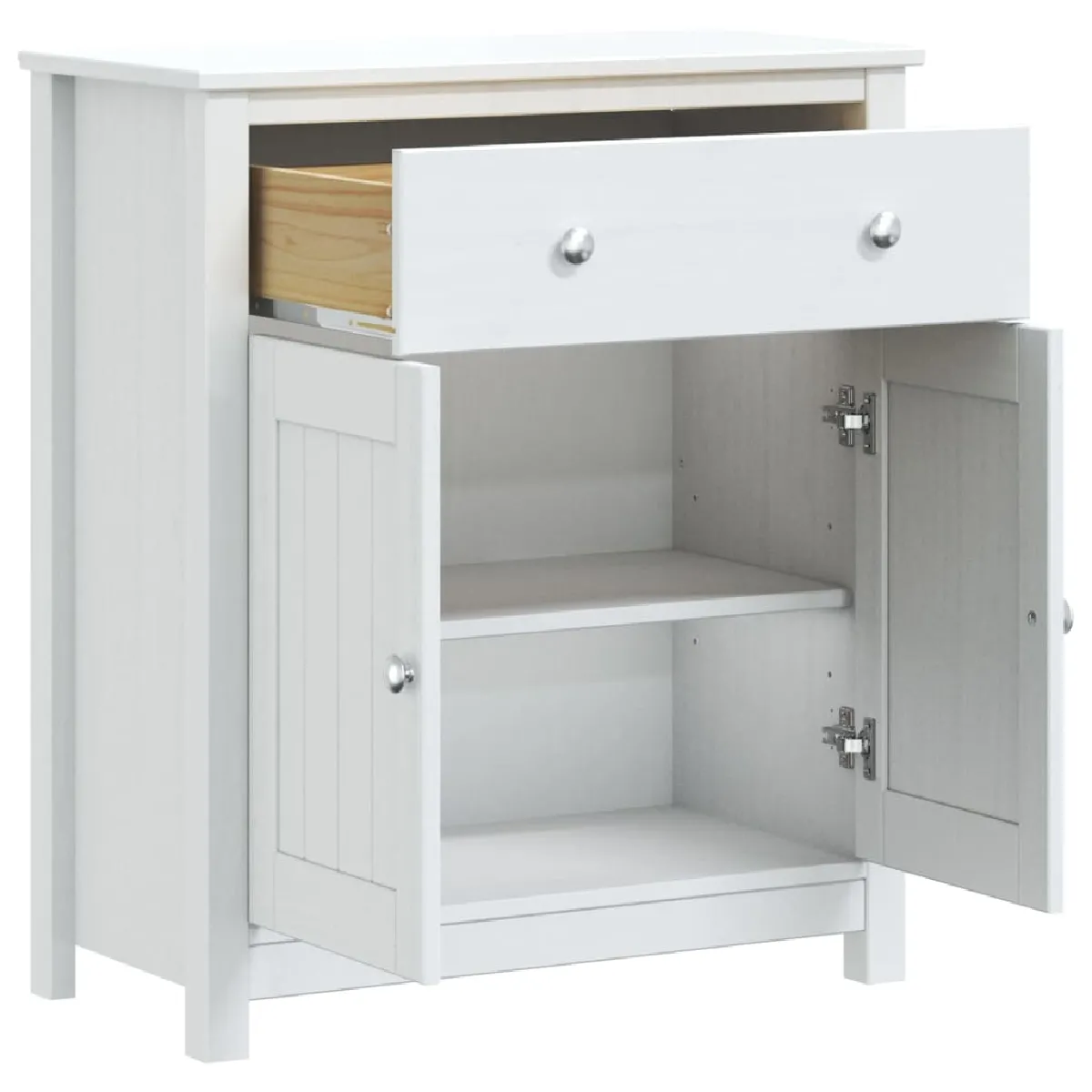 vidaXL Armoire salle de bain BERG pin massif