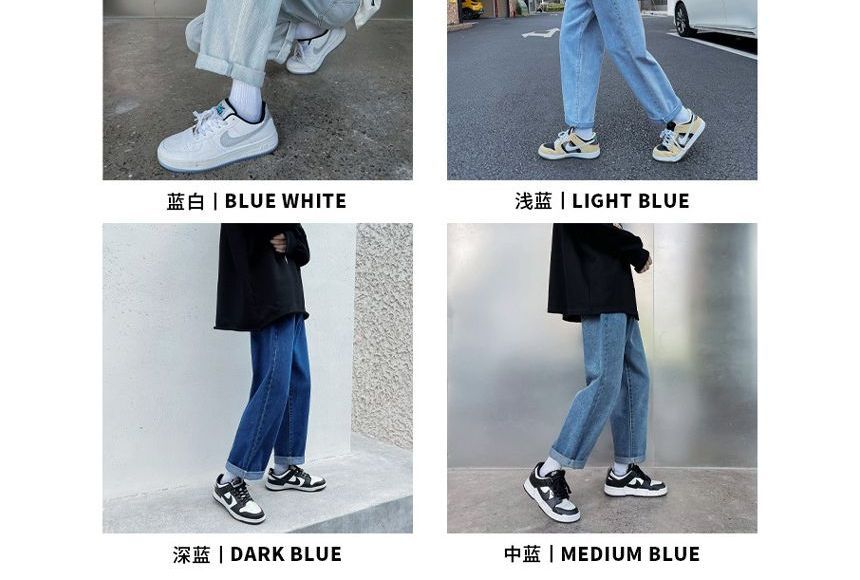 Wolfkane - Mid Rise Washed Baggy Jeans