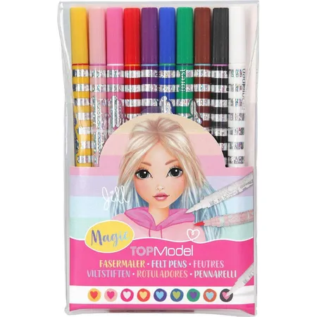 Depesche TOPModel Magic Doppelfasermaler-Set, 10 Stifte